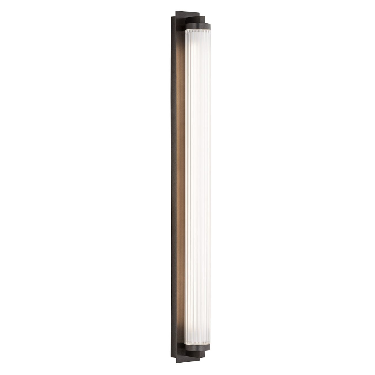 Ampton LED Tube Wall Lamp, Brushed Bronze, 3000k