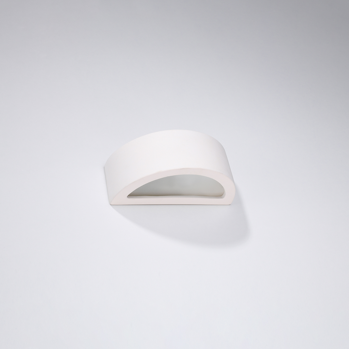 Atna Small Up Down Wall Light, Ceramic, White, 1 Lamp, 20cm Wide