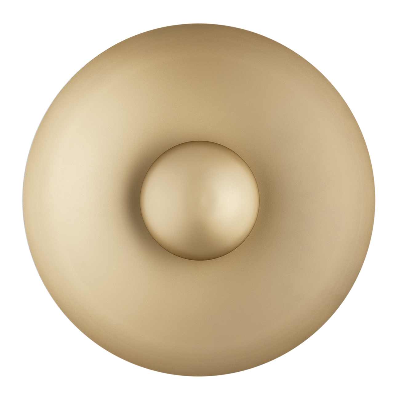 Bolan Circular LED Wall Lamp, Gold Steel, 3000k, 12.5W, 42cm Diameter