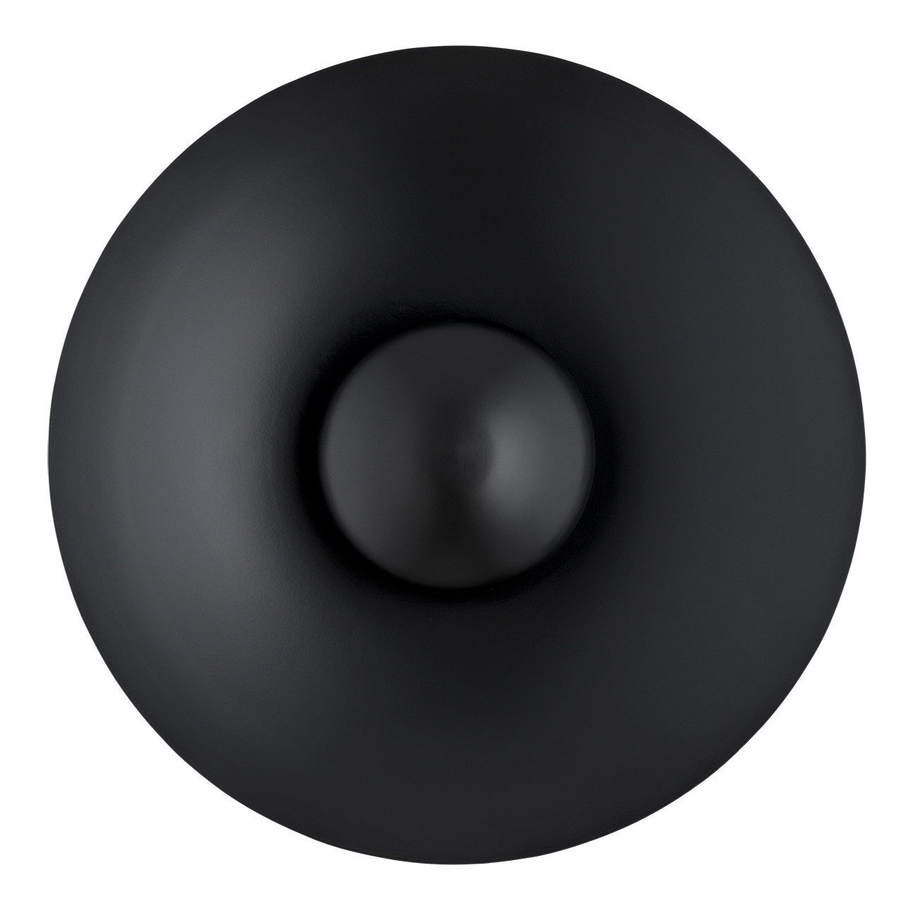 Bolan Circular LED Wall Light, Black Steel, 3000k, 12.5W, 42cm Diameter