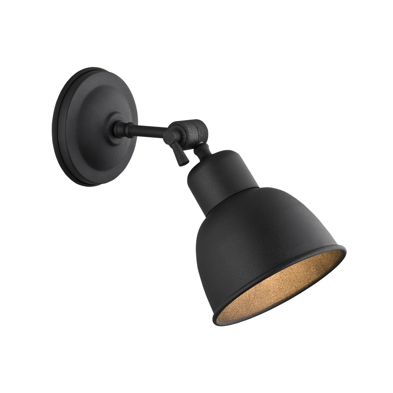 Fratu Adjustable Wall/Ceiling Light, 1 Lamp, Black