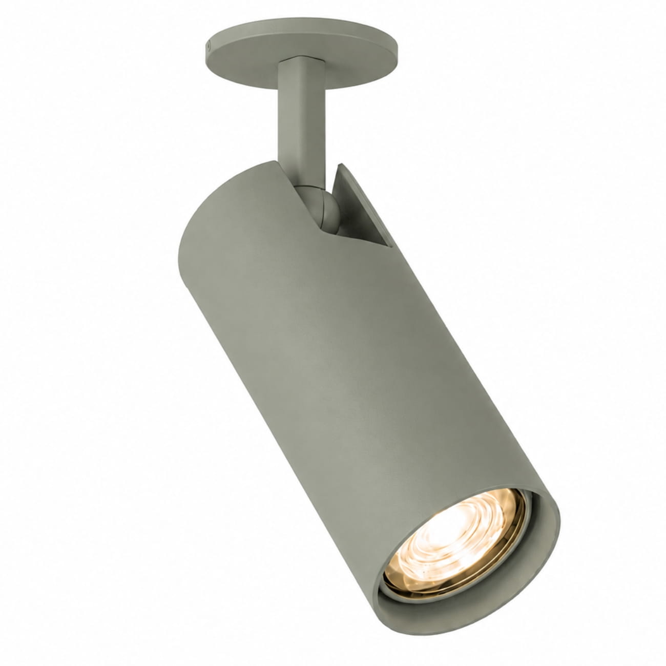 Lensa Sage Recessed Adjustable Ceiling Spotlight, 1 Light, GU10, 8cm Wide
