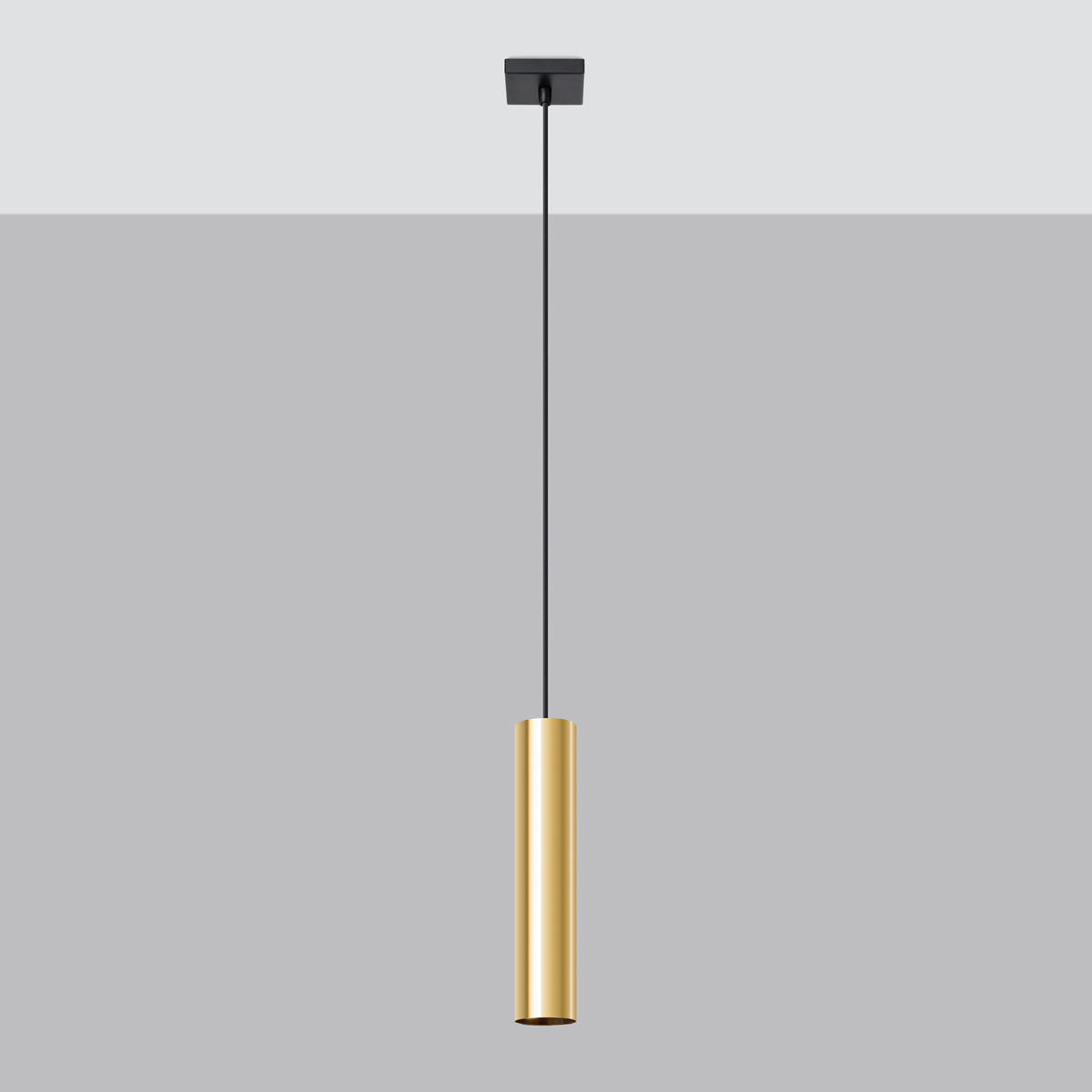Laguna Single Pendant Light, Gold, Metal, GU10, 8cm Diameter