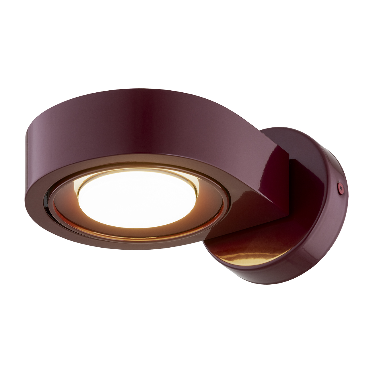 Lutis Rotatable Wall Lamp, Barolo Burgundy, GX53 7W LED, 3000K, 17cm Wide