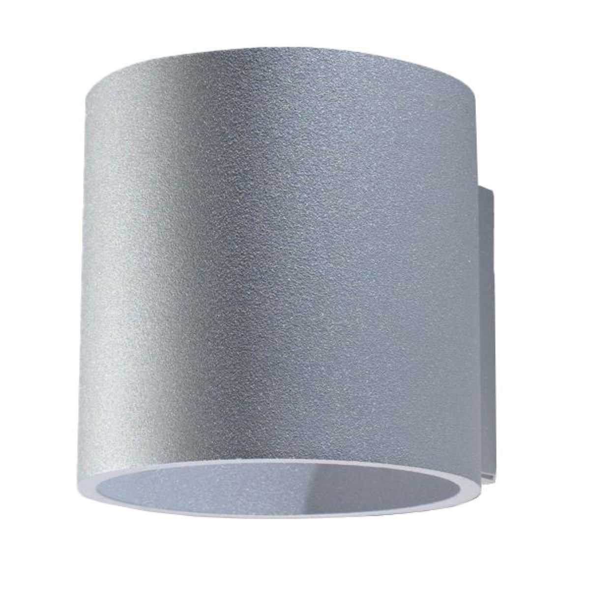 Orbital Grey Cylinder Wall Light, Metal, G9, 1 Light, 10cm Wide