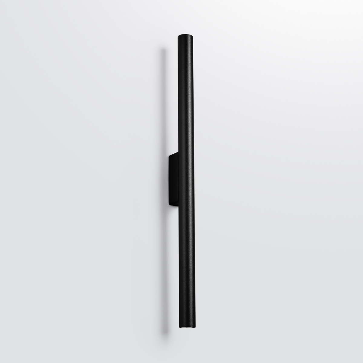 Vaslow Up And Down Tube Wall Lamp, Black, 2 Lamp, 50cm Height