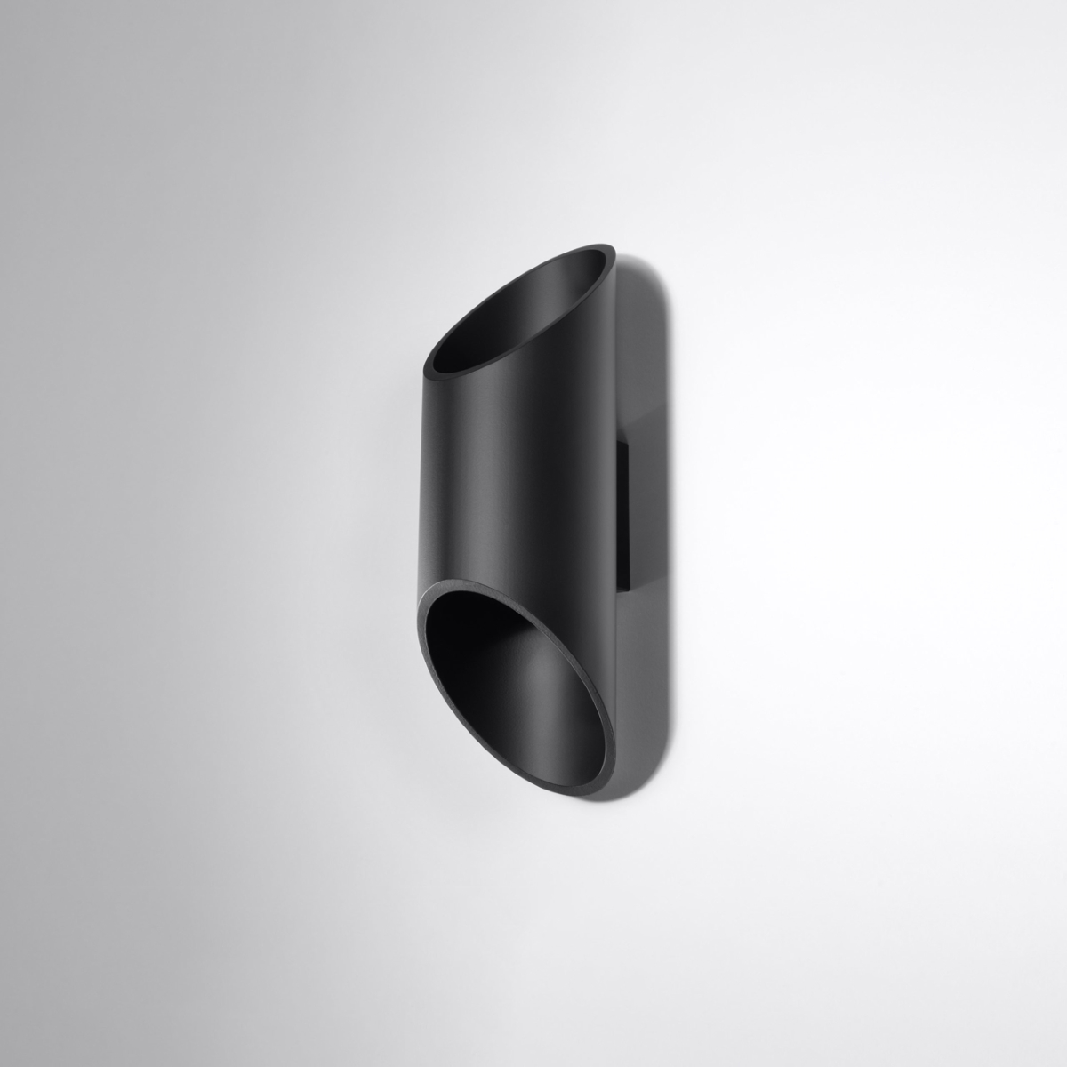 Penza Medium Black Wall Washer Light, 1 Lamp ,30cm Height