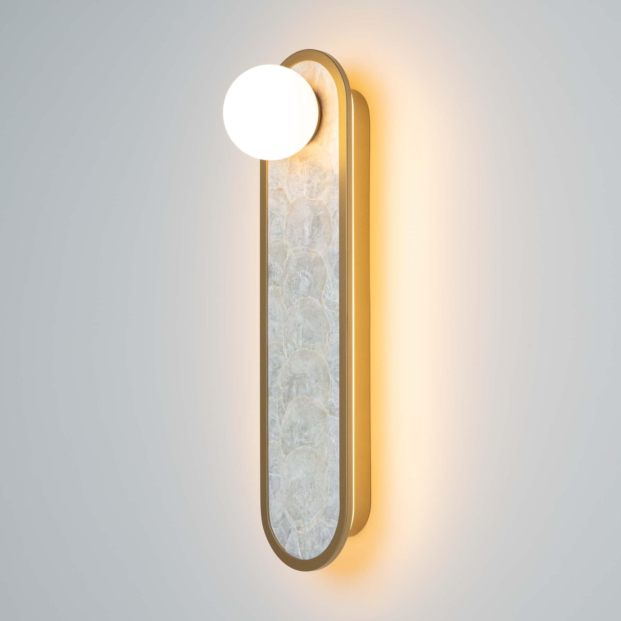 Perlamour Large LED Wall Light, Backlight, Colour Switching LED, 25w, 45cm Height