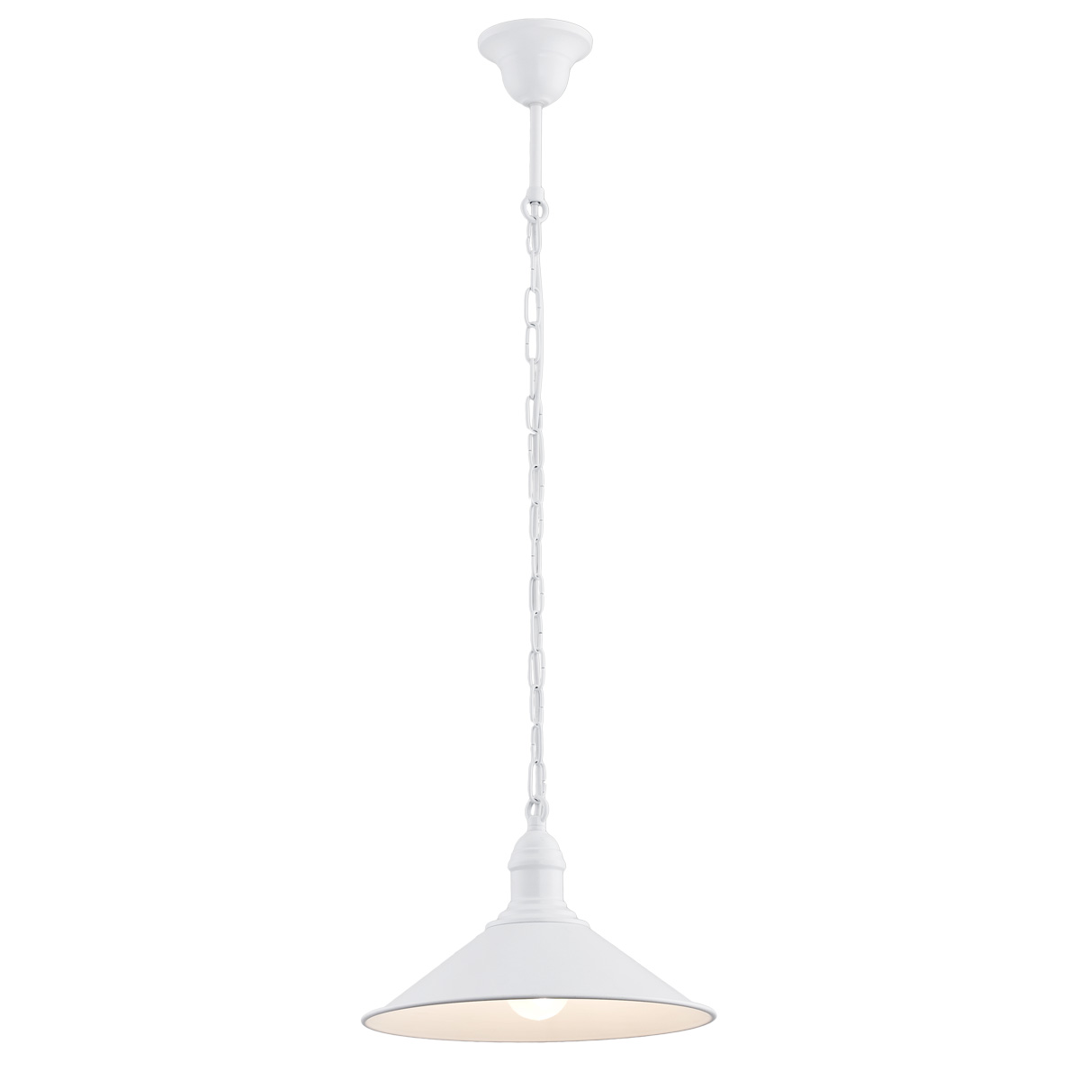 Terba Hanging Pendant Lamp, White, 1 Light, 29cm