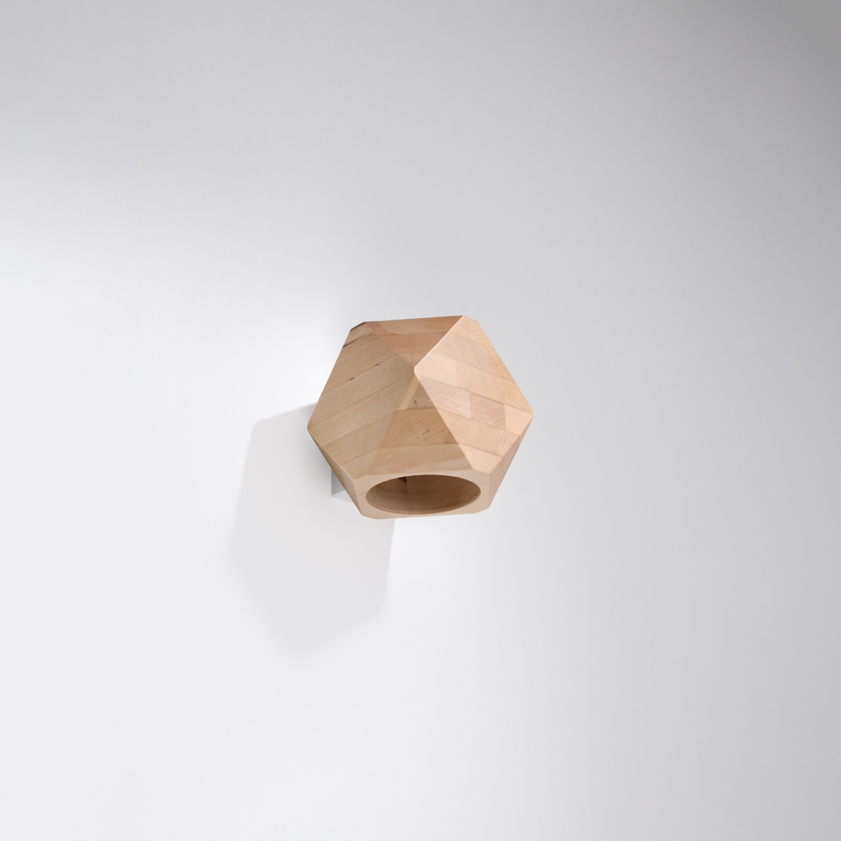 Wudi Wall Light, Up & Down, 1 Light, G9, Natural Wood, 14cm Wide